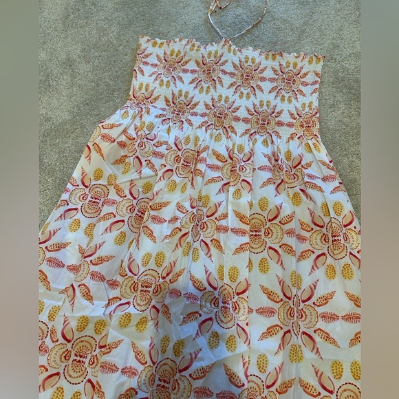 HILL HOUSE HOME The Lucy Nap Dress Orange Shell Mosaic Cotton XXL - Picture 6 of 6